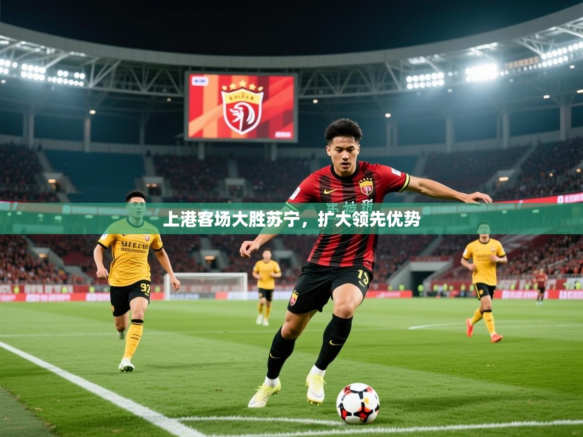 2026ued体育下载上港客场大胜苏宁，扩大领先优势  第1张
